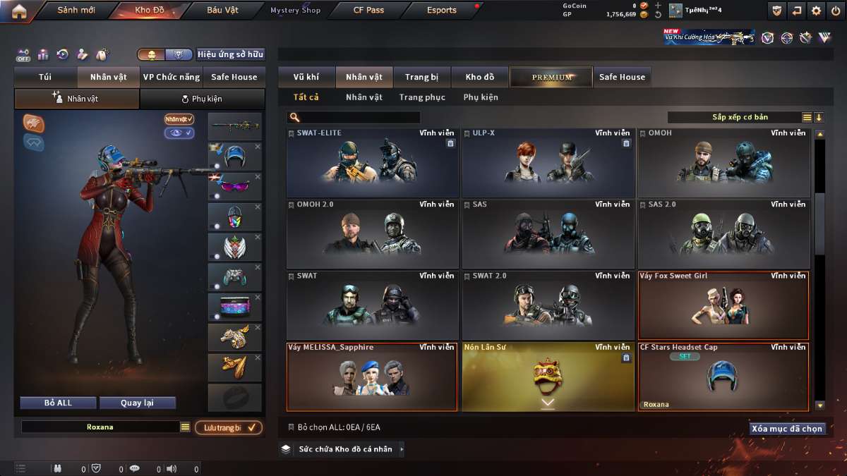 shop acc cf uy tin gia re